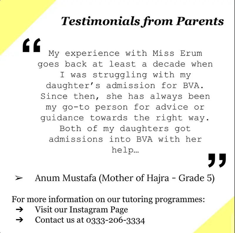 Erum Ahmer, founder of After School Academy